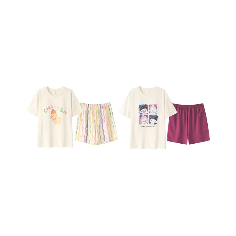 Cotton Gene Pajama Set Unisex Combo Set-71