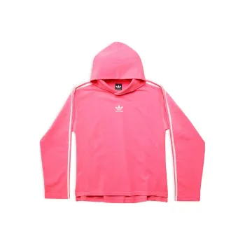 Balenciaga X Adidas No Rib Hoodie Medium Fit Neon Pink