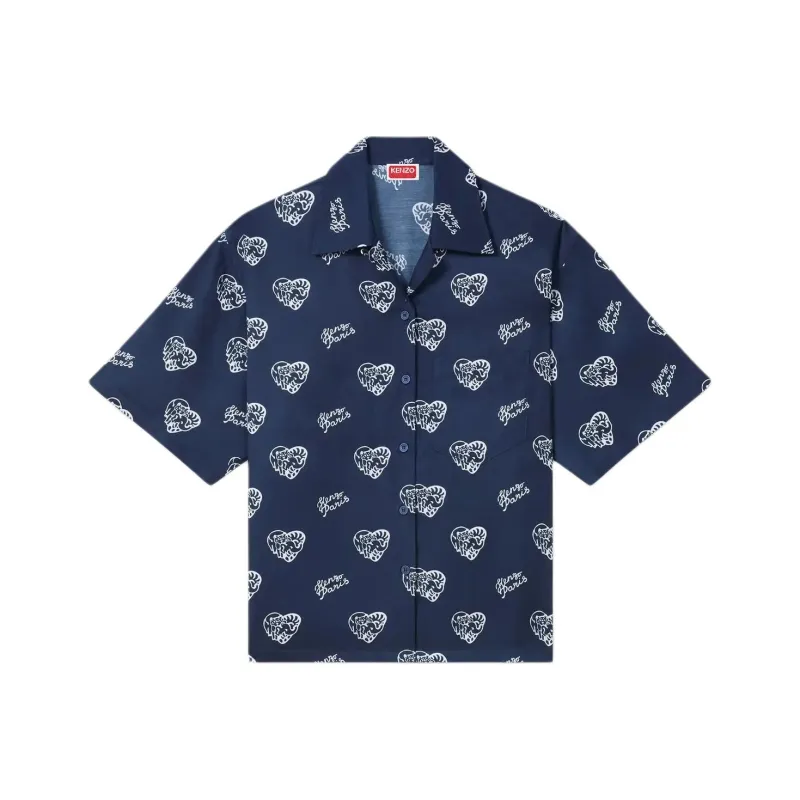 KENZO SS24 Shirt Women's Midnight Blue-0