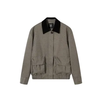 Ouyang Jackets & Coats Women's Gray Brown