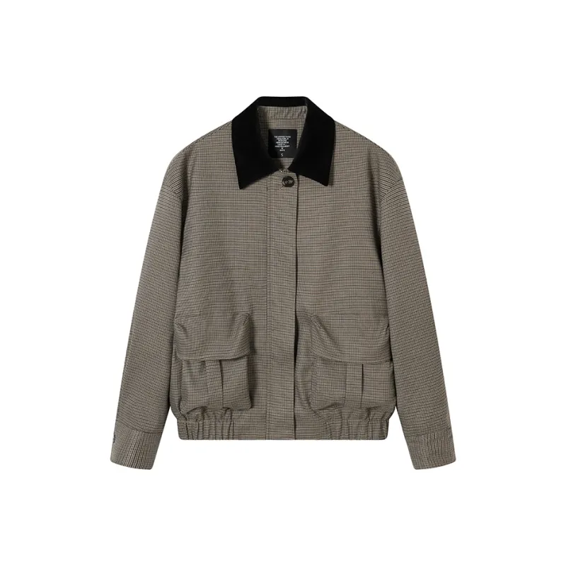 Ouyang Jackets & Coats Women's Gray Brown-0