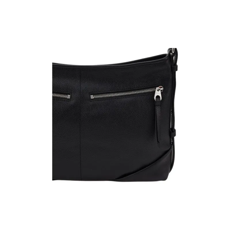 COCCINELLE Fabric With Cow Leather Shoulder Bag Large Size Women's-6