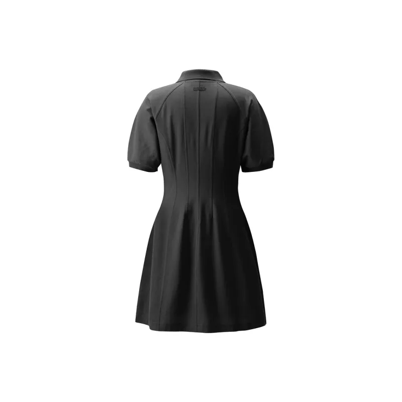 PEACEBIRD Long Sleeved Dress Women's Brushed Gray-1
