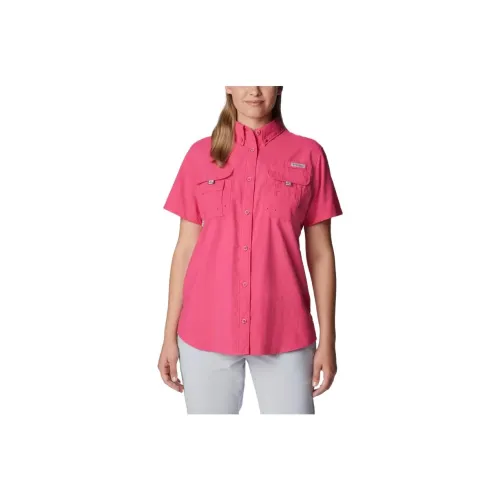 Columbia Shirts Women's Rose Red