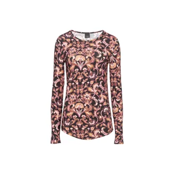PINKO Floral print T shirt