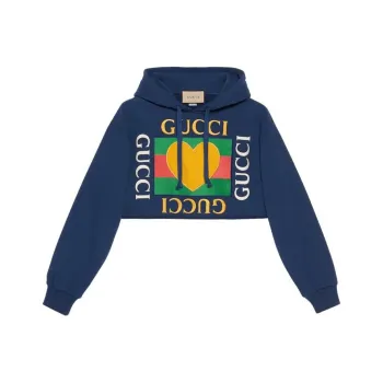 GUCCI Valentine's Day Collection FW23 Sweatshirt Women's Blue