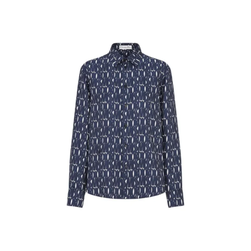 DIOR Shirts Women's Marine Blue-0