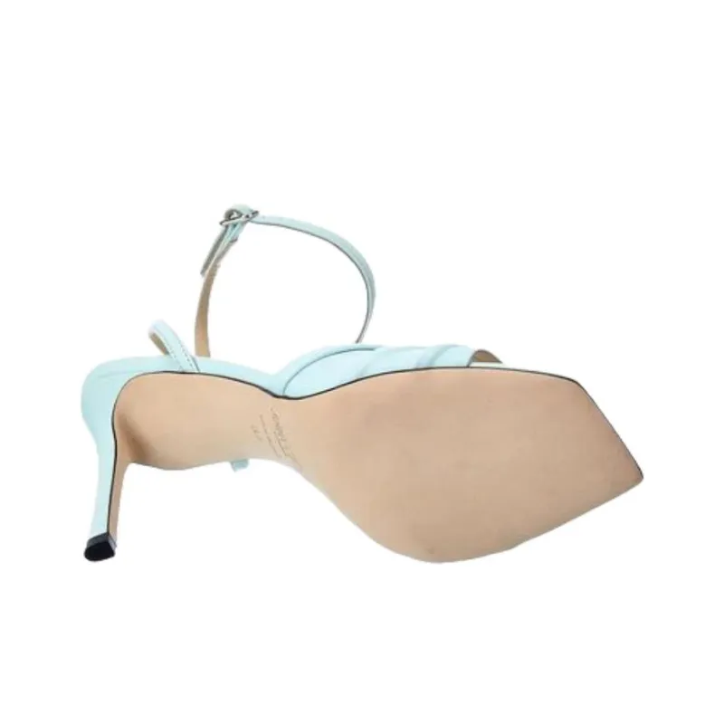 Jimmy Choo Basil One Strap Sandals 9.5cm Women's Blue-4