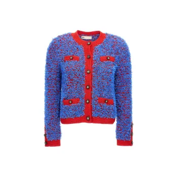 TORY BURCH Ruffled Button up Cardigan