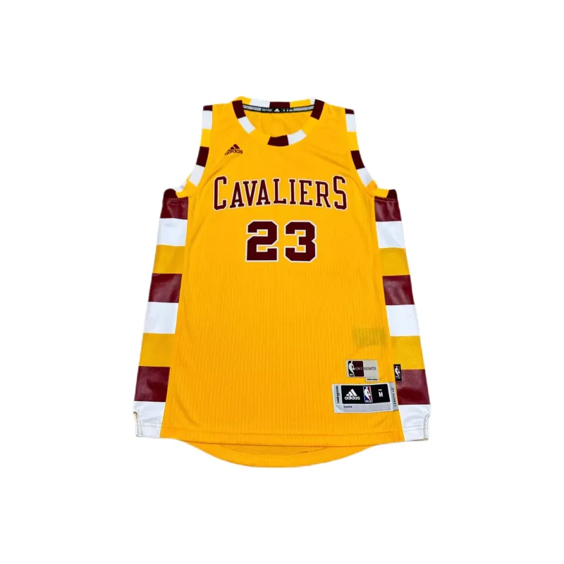 Adidas x NBA James Cavaliers Basketball Jersey Unisex Yellow-0