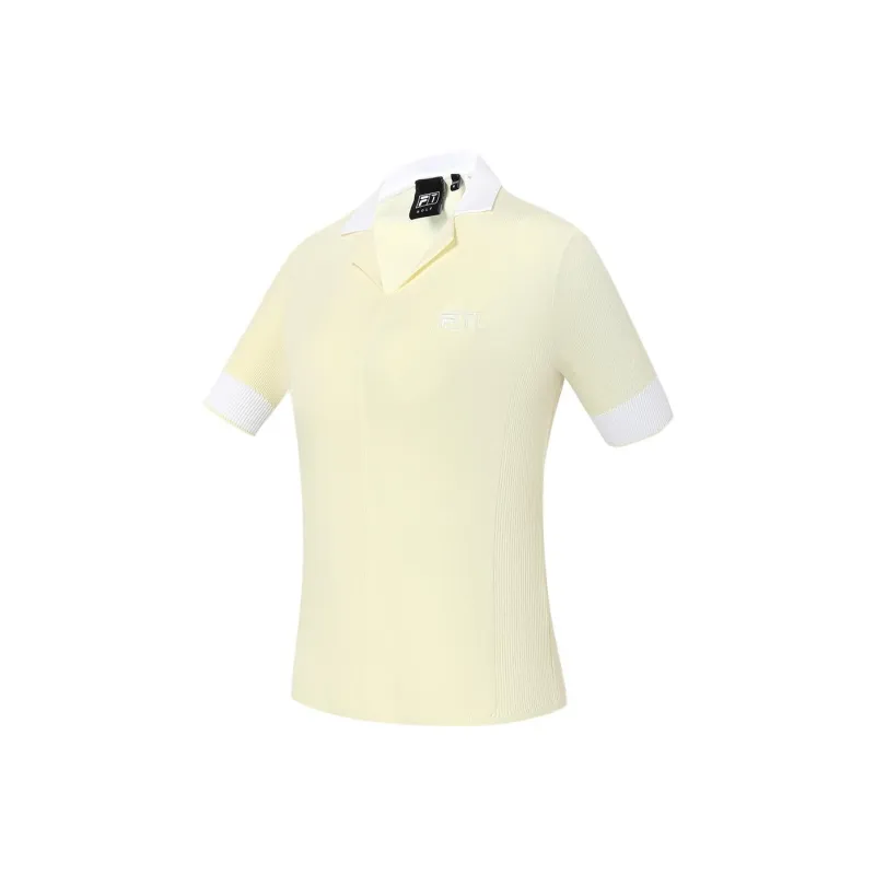 FILA Regular T Shirt Women's Pear Blossom Yellow-0