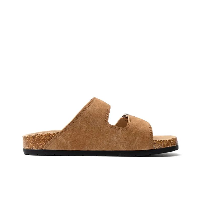Mule Donkey Slip Resistant Slide Slippers Women's Desert Brown-3