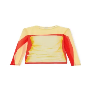 LOEWE Trompe L'oeil Mesh Top