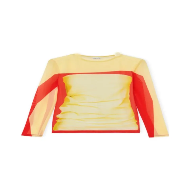 LOEWE Trompe L'oeil Mesh Top-0