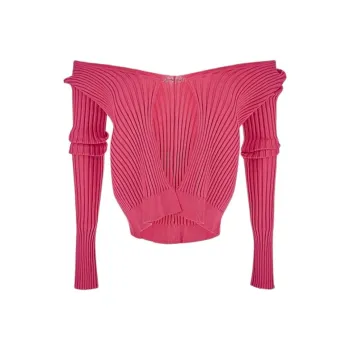 Jacquemus Logo Plaque Long Sleeved Cardigan