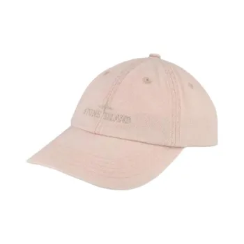 STONE ISLAND Fabric Baseball Caps Men's Pink