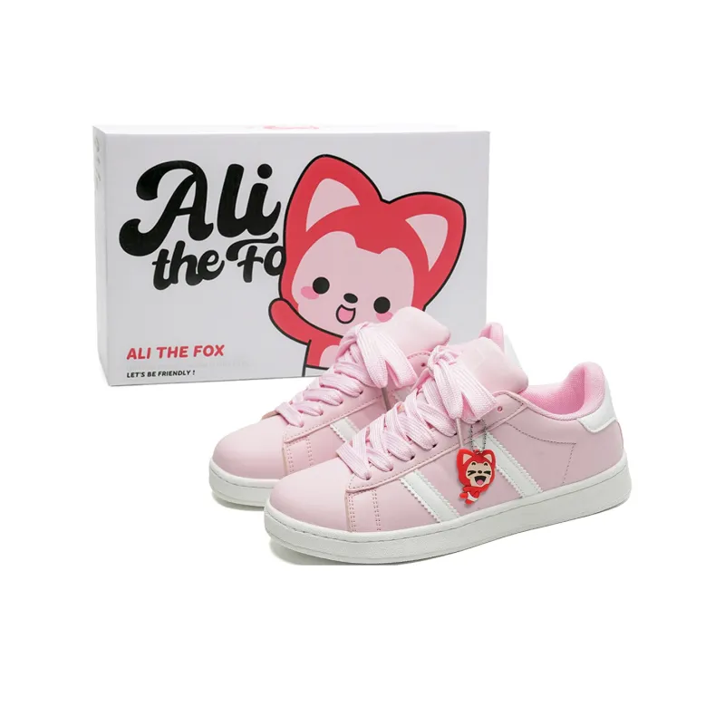 ALI THE FOX Slip Resistant Cushioning Abrasion Resistant Lightweight Low Top Skateboard Shoes Unisex-50