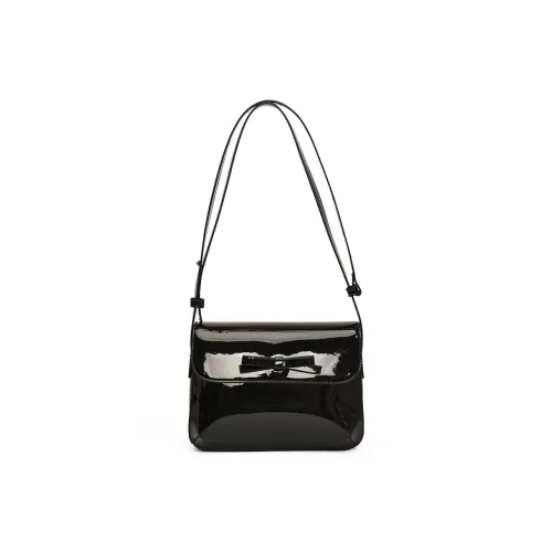 Yalu PU Small Square Bag, Crossbody Bag, Shoulder Bag Women's Black/Red