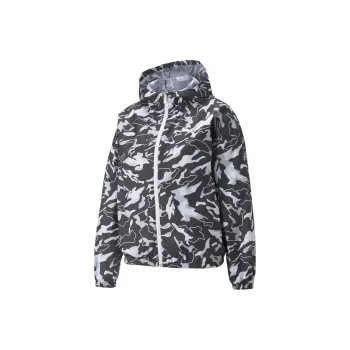 PUMA AOP Modern Sports AOP Windbreaker Jacket Women's Black