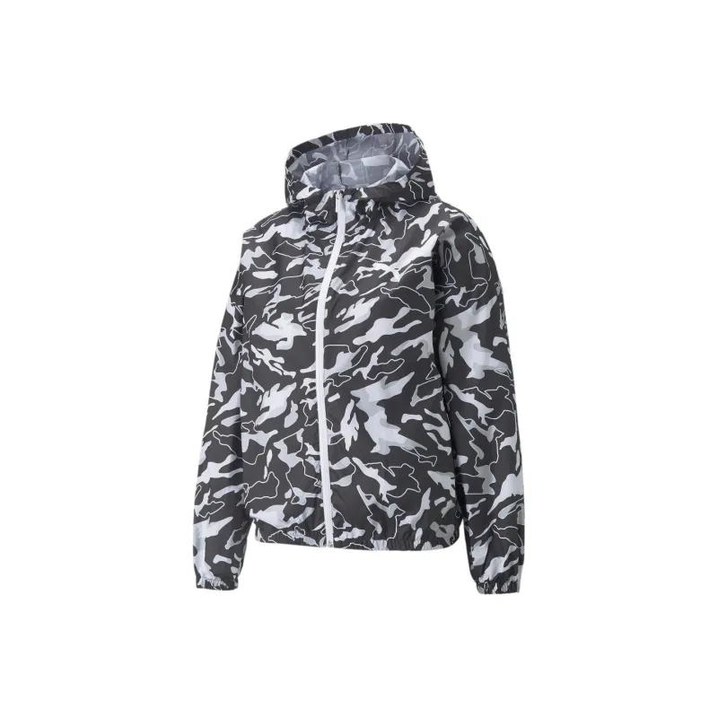 PUMA AOP Modern Sports AOP Windbreaker Jacket Women's Black-0
