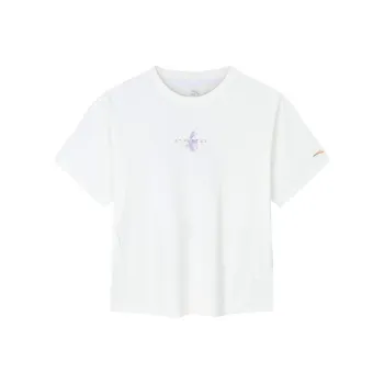 Anta Comprehensive Training Collection Women's Outdoor Collection Regular T Shirt Women's Papyrus White