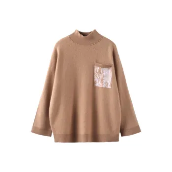 MAIGRE SIMHAT Cashmere Sweater Women's Cinnamon Rice