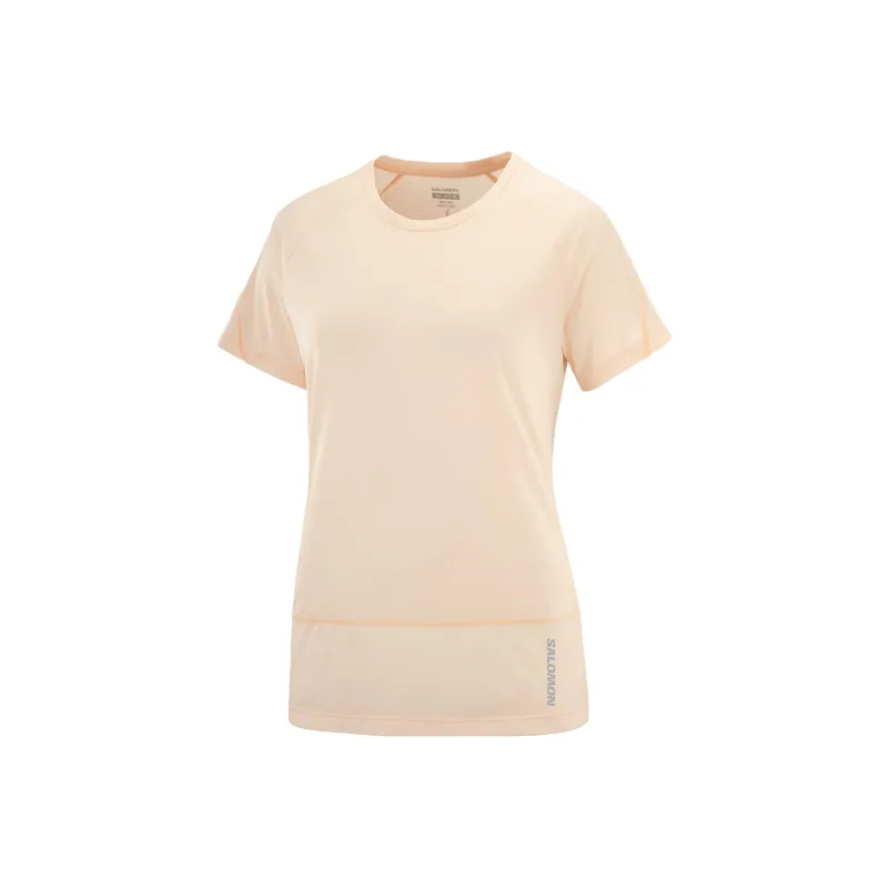 SALOMON CROSS RUN T-Shirts Women's Ivory-0
