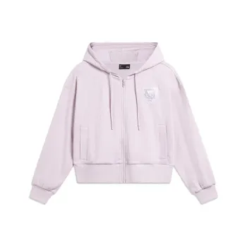 LiNing Chinese Culture Series Sweatshirt Women's Dusty Pink Purple