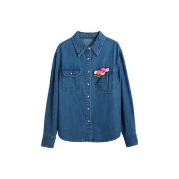 Olrain Shirt Women's Denim Blue