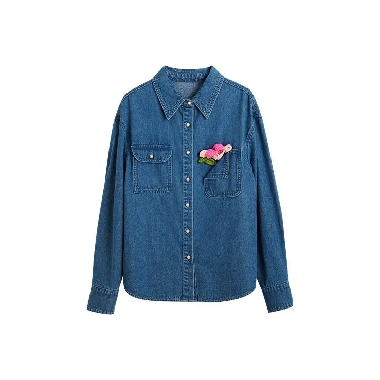 Olrain Shirt Women's Denim Blue-0