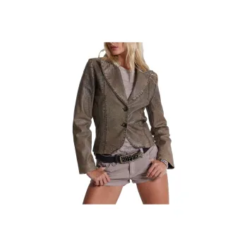 Jaded London Decade Collection Jacket Women's Brown