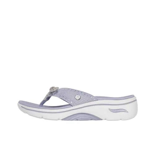 Skechers GO Walk Arch Fit 2.0 Flip Flops Women's Purple