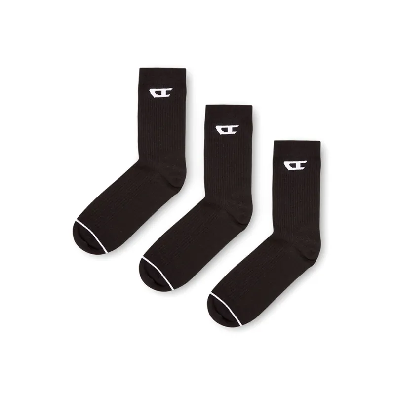DIESEL Mid Calf Socks Men's 3 Pack-0