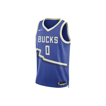 Nike Damian Lillard Milwaukee Bucks 2024/25 City Edition Men's Nike Dri FIT Nba Swingman Jersey