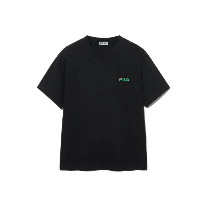 FILA F+ LINEAR T Shirt Unisex Black-0