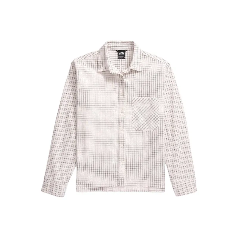 THE NORTH FACE Arroyo Shirt Women's White Sand Dune Mesh-0