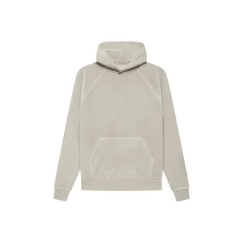 Fear Of God Essentials Women's Velour Hoodie Smoke