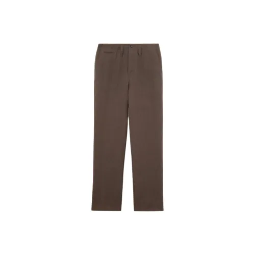 Loro Piana SS25 Casual Pants Men's Dark Teak Wood Color