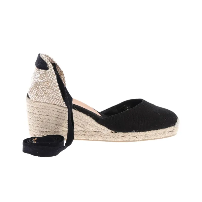 Castañer CARINA Wedge Heel High Heels 7cm Women's Black-1