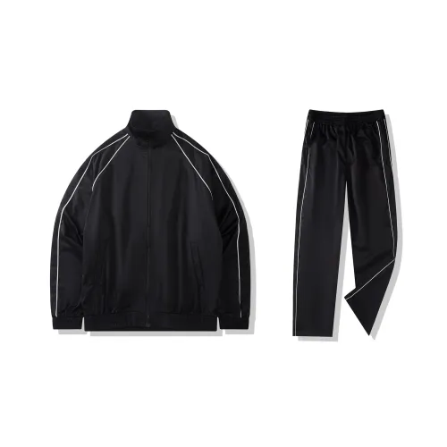 DKPD Spring And Autumn Casual Sportswear Unisex Black