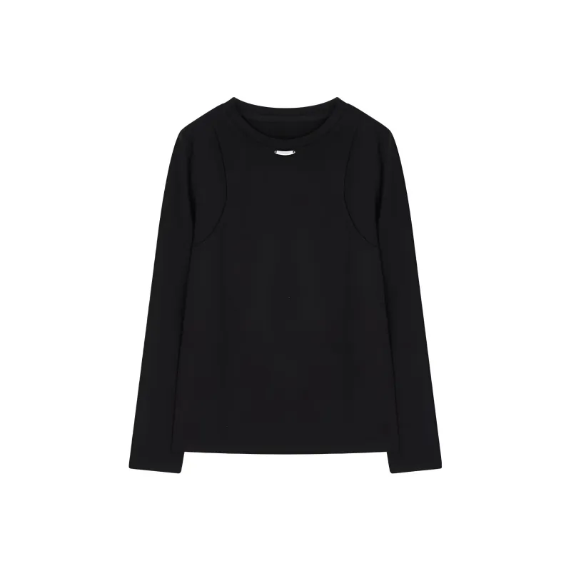 IHIMI T Shirts Women's Black-0