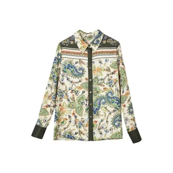 Dme Chiffon Shirts Women's Olive Green