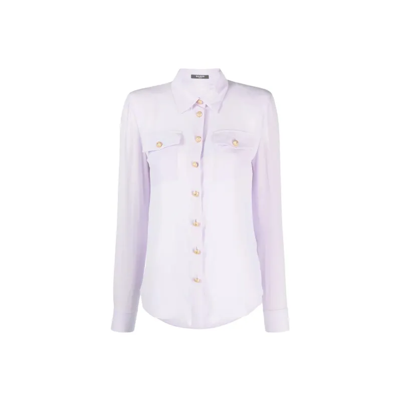 BALMAIN Shirts Women's Purple-0