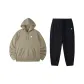 Clothing Sets (Dark Umber Khaki Top-DK+Jet Black Pants-BK)