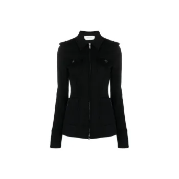 SportMax Zarina Felted Zip-up Jacket