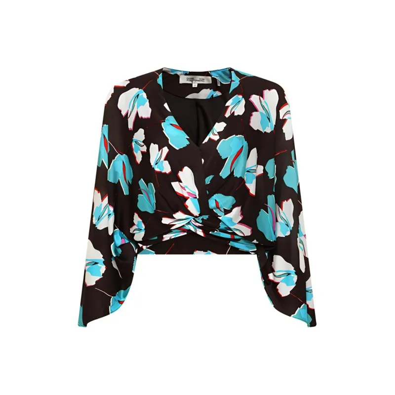 DVF Diane Von Furstenberg Shirt Women's Blue-0