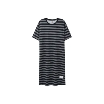 XISHE Nightgown Women's Black Gray