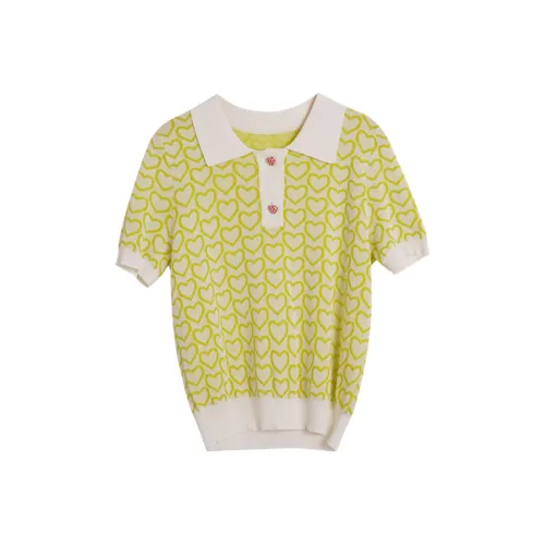Olrain Knitwear Women's Light Yellow