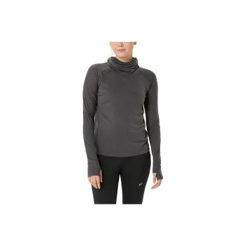 Asics Metarun WINTER LS Sweatshirt Women's Gray Black