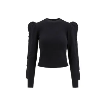 MaxMara Genero Rufflted Trim Crewneck Jumper